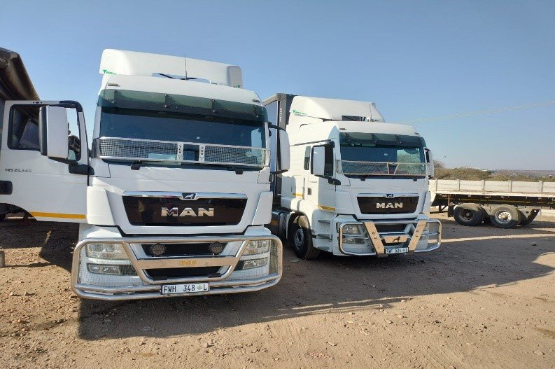Flotte de camions MAN
